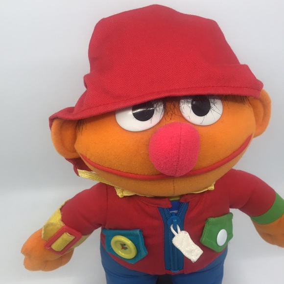 Vintage 1990 Playschool Ernie Plush Sesame Street - Picture 4 of 10